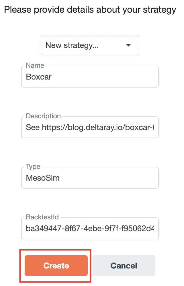 MesoLive Import Trade
