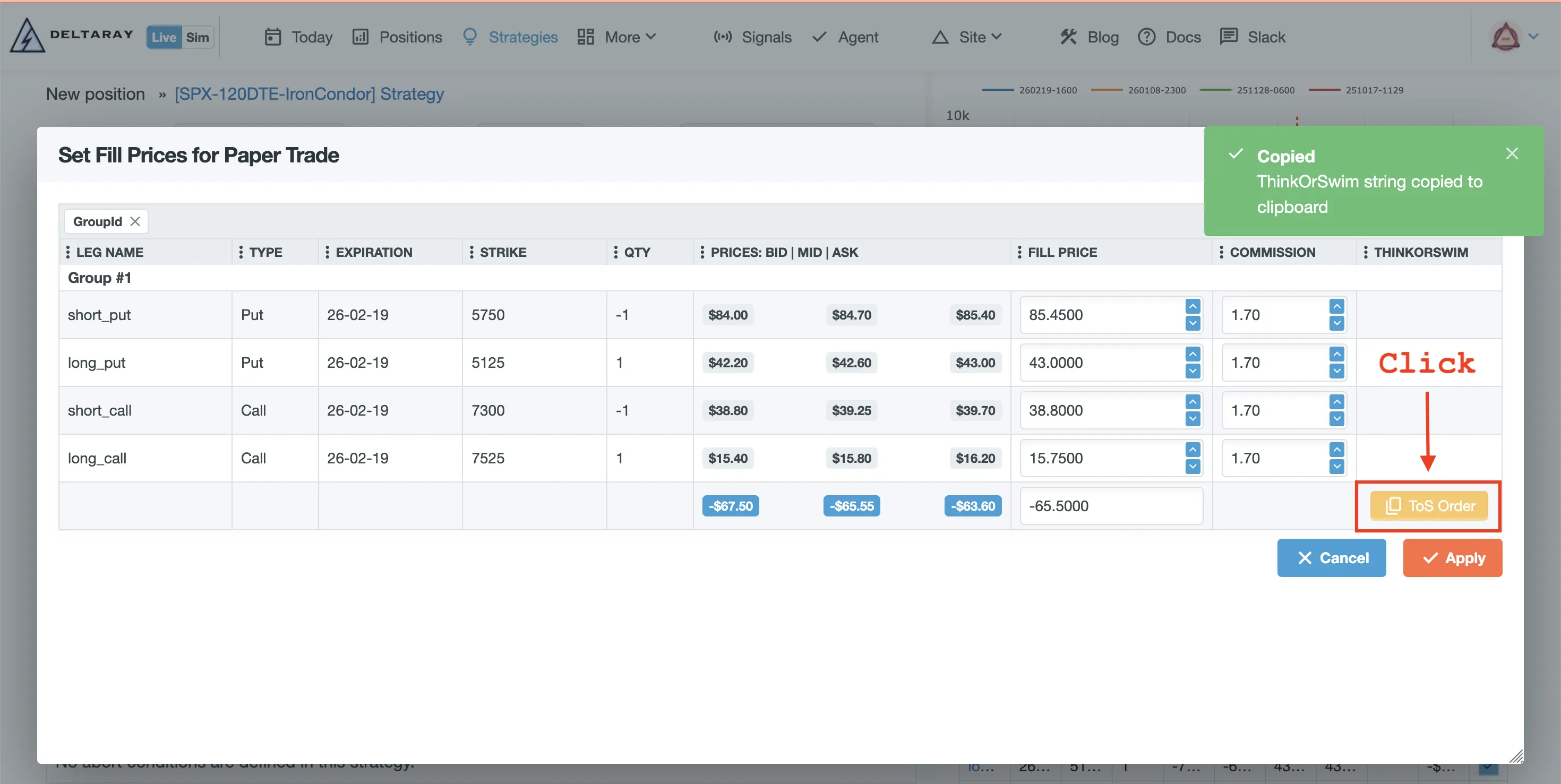Schwab via Paper Trading